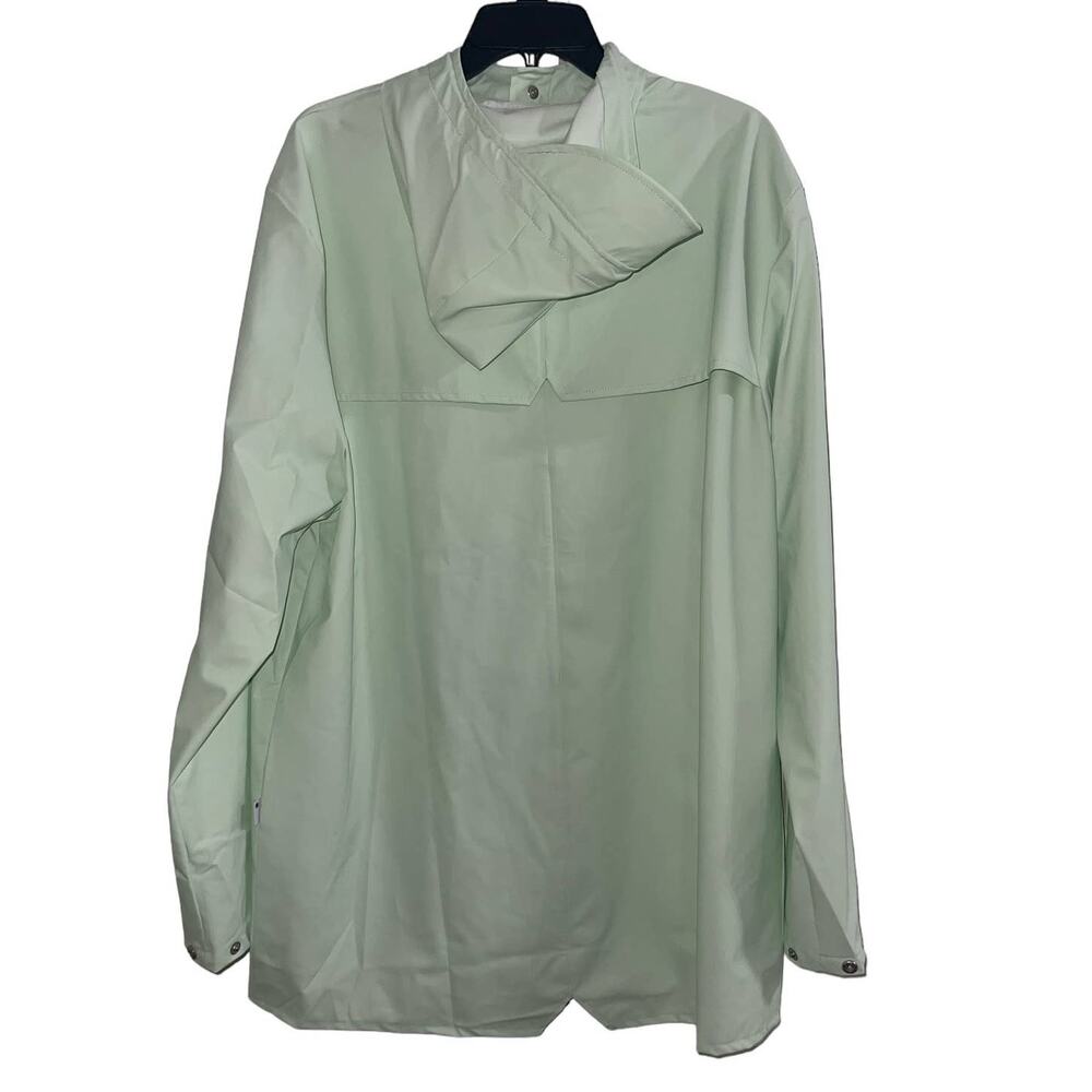 NWT! Rains Unisex Waterproof Jacket in Mineral - Size XL - Picture 10 of 11